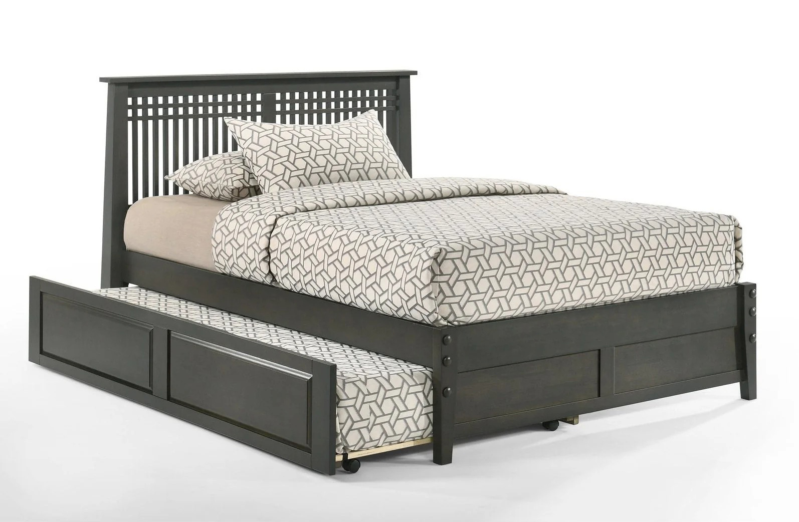 Spices Solstice Wood K-Series High/Low Platform Bed, California King Size
