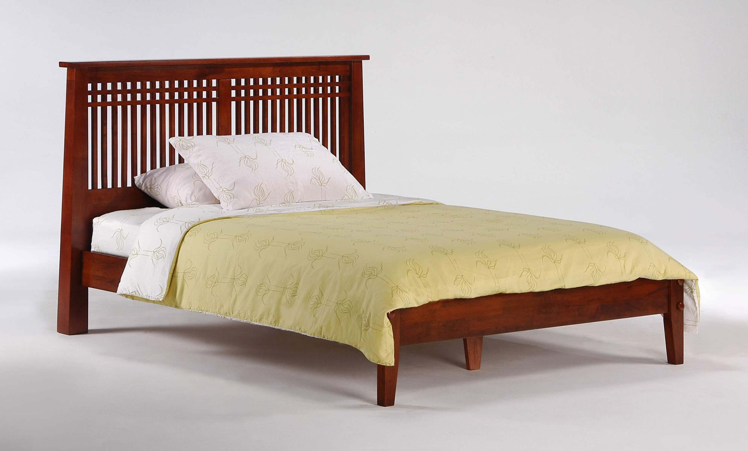 Spices Solstice Wood P-Series High/Low Platform Bed, California King Size