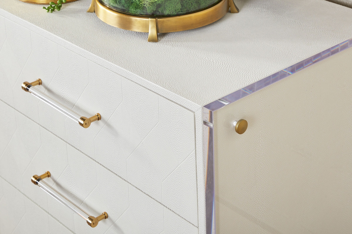 Sonia Shagreen Double Dresser w/6 Drawers