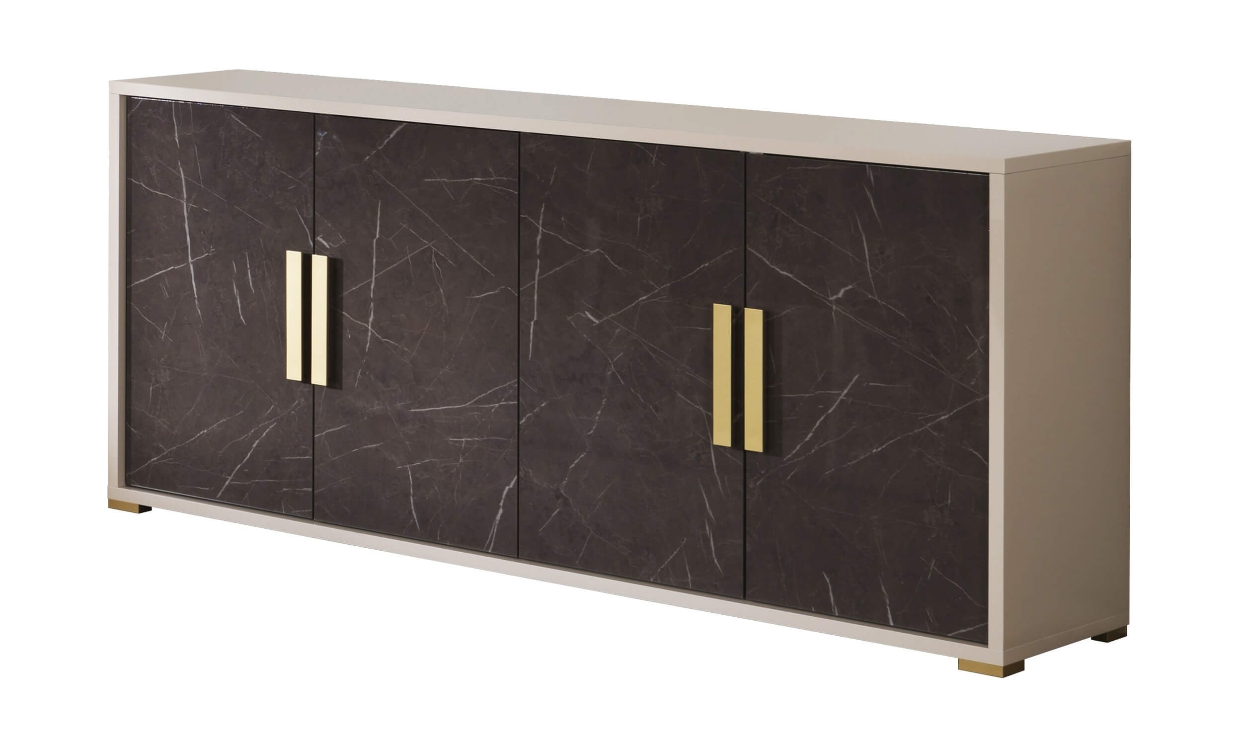 Sonia Wood Veneer/Leatherette Extendable Dining Set