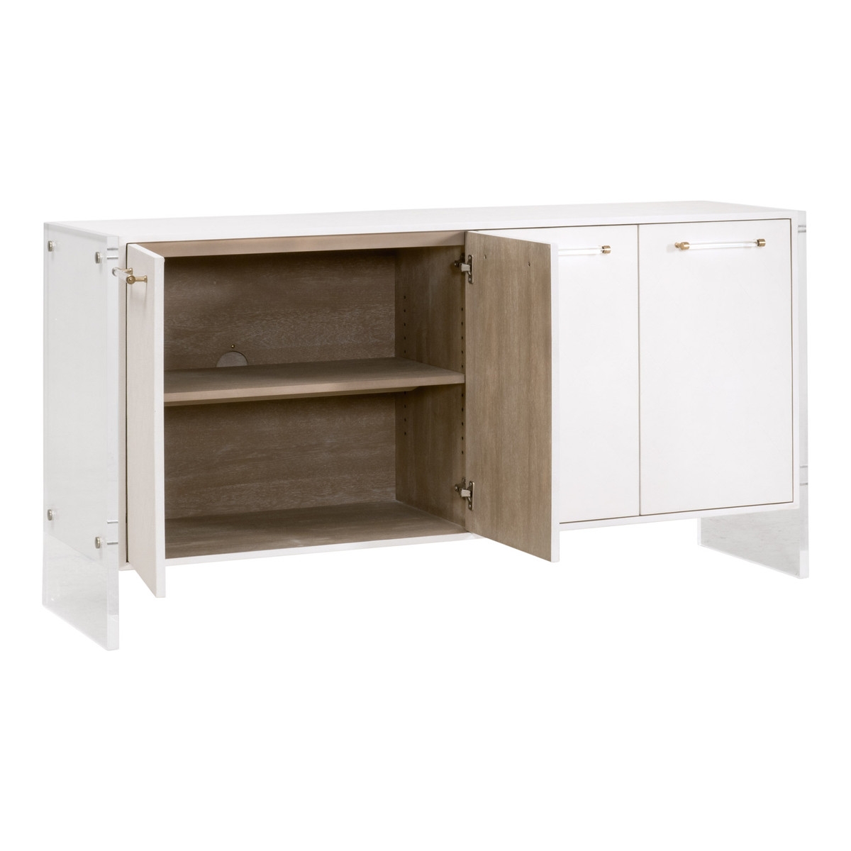 Sonia Shagreen Media Sideboard w/4 Doors