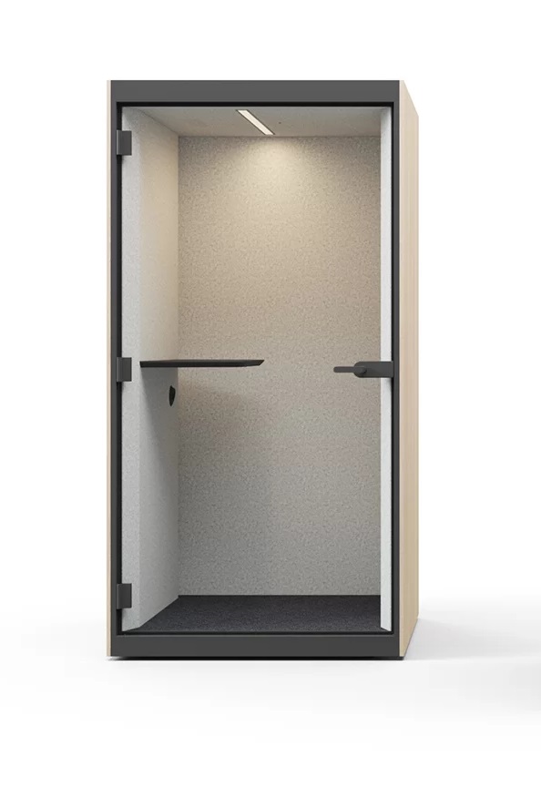 SONUS S Acoustic Pod with Felt Back Wall by NARBUTAS