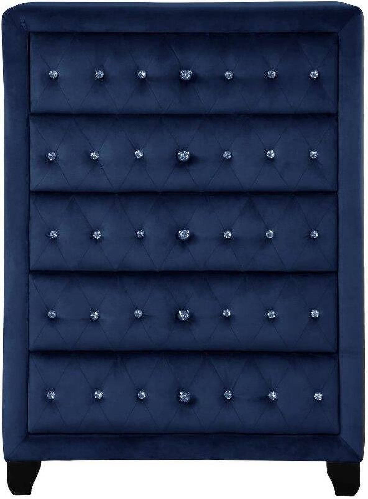 Hazel Fabric/Wood Panel Bedroom Set