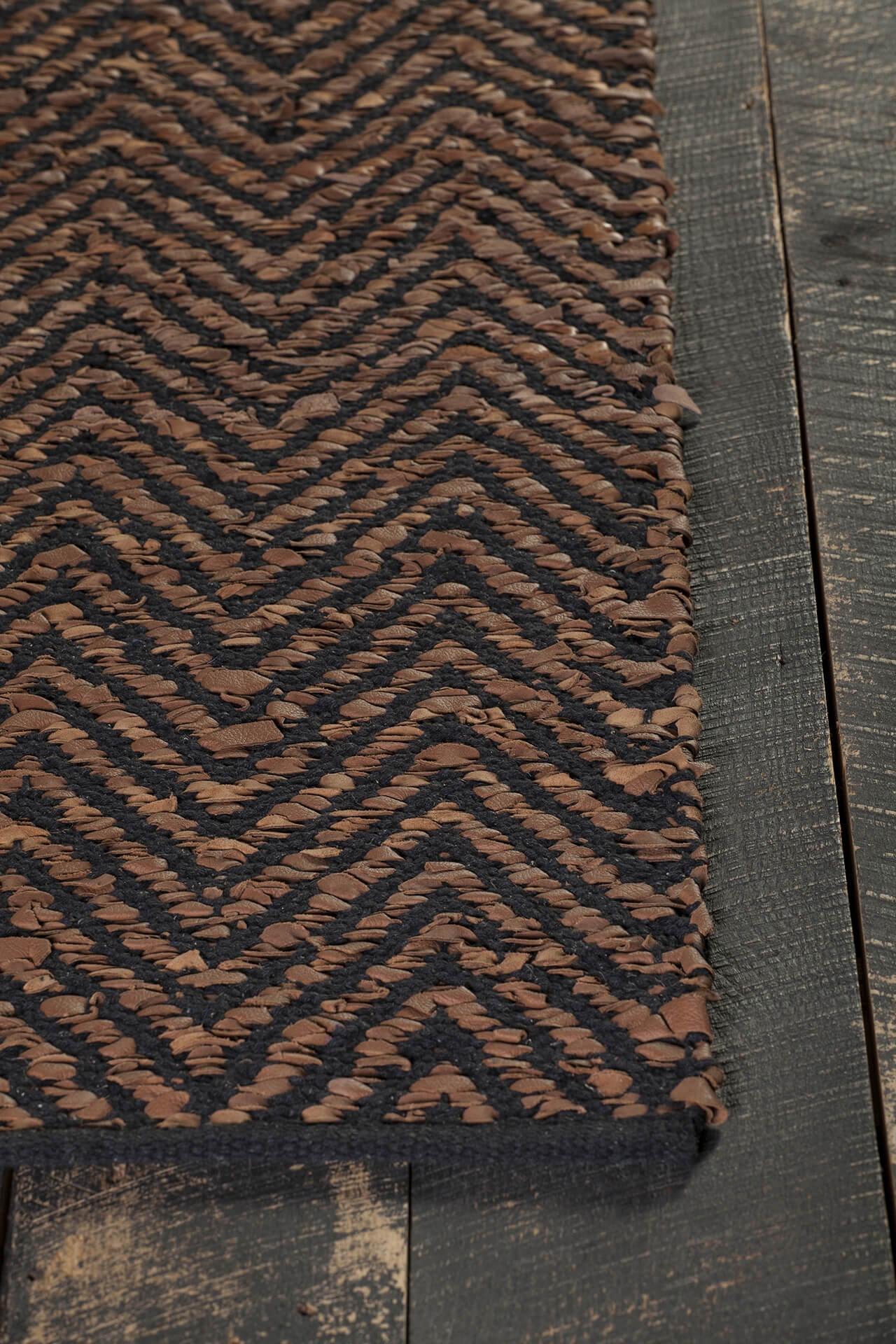 Sora Leather Rectangular Handmade Rug