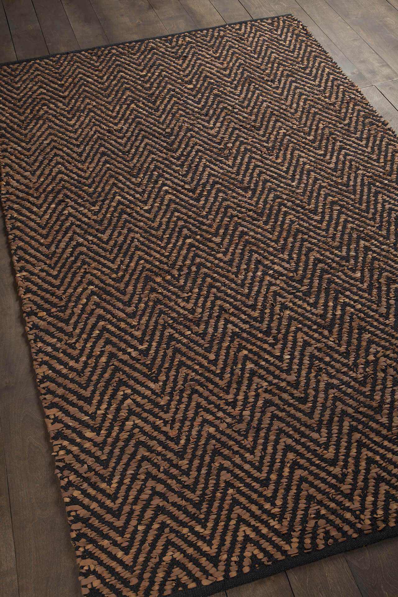 Sora Leather Rectangular Handmade Rug, 7'9" x 10'6"