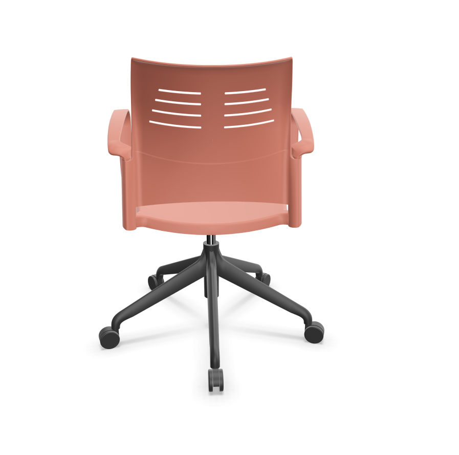 Spacio Polypropylene Gaslift Office Armchair w/5 Spoke Base