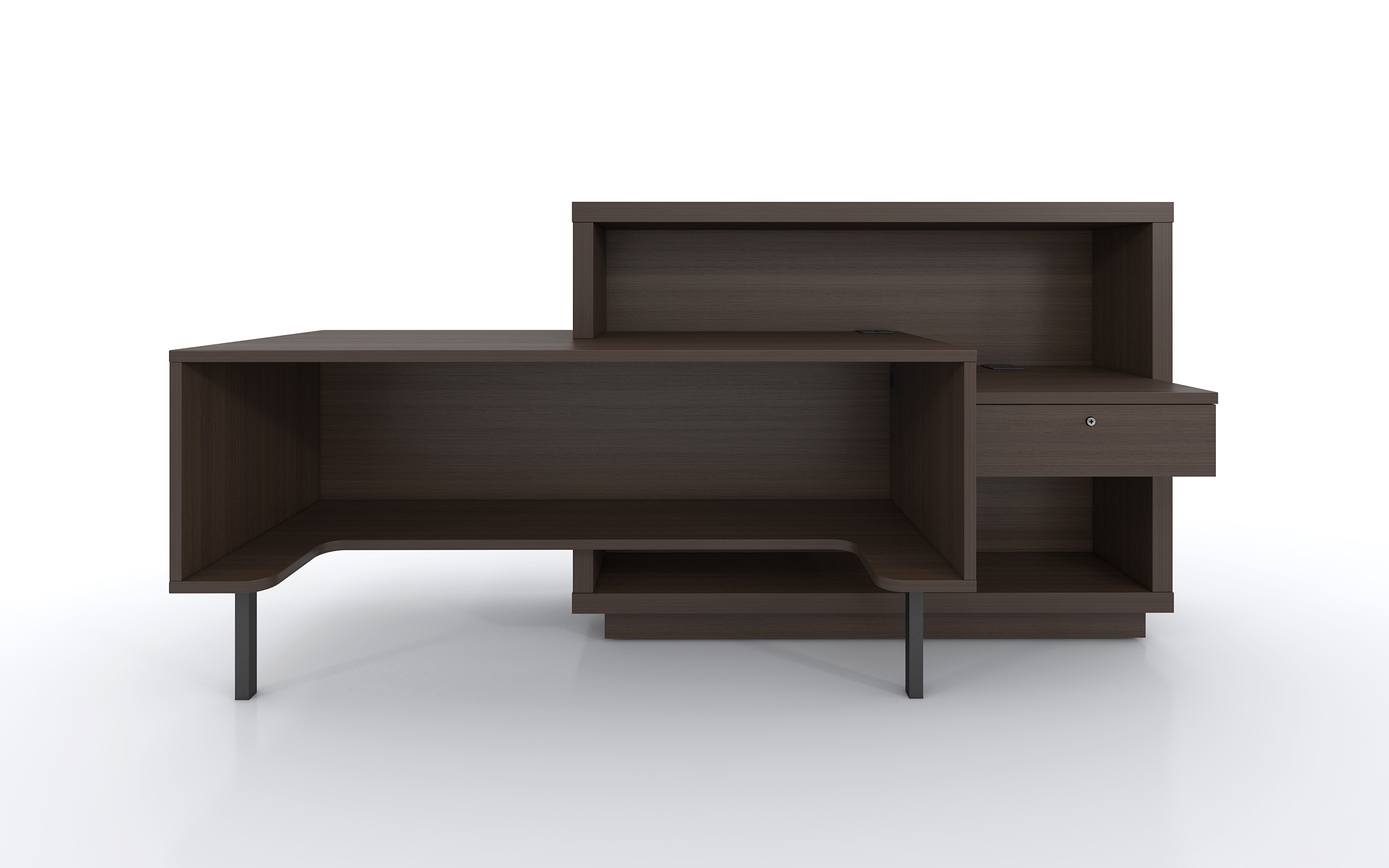 FORO Reception Desk, Right Facing Counter, ADA Compliance