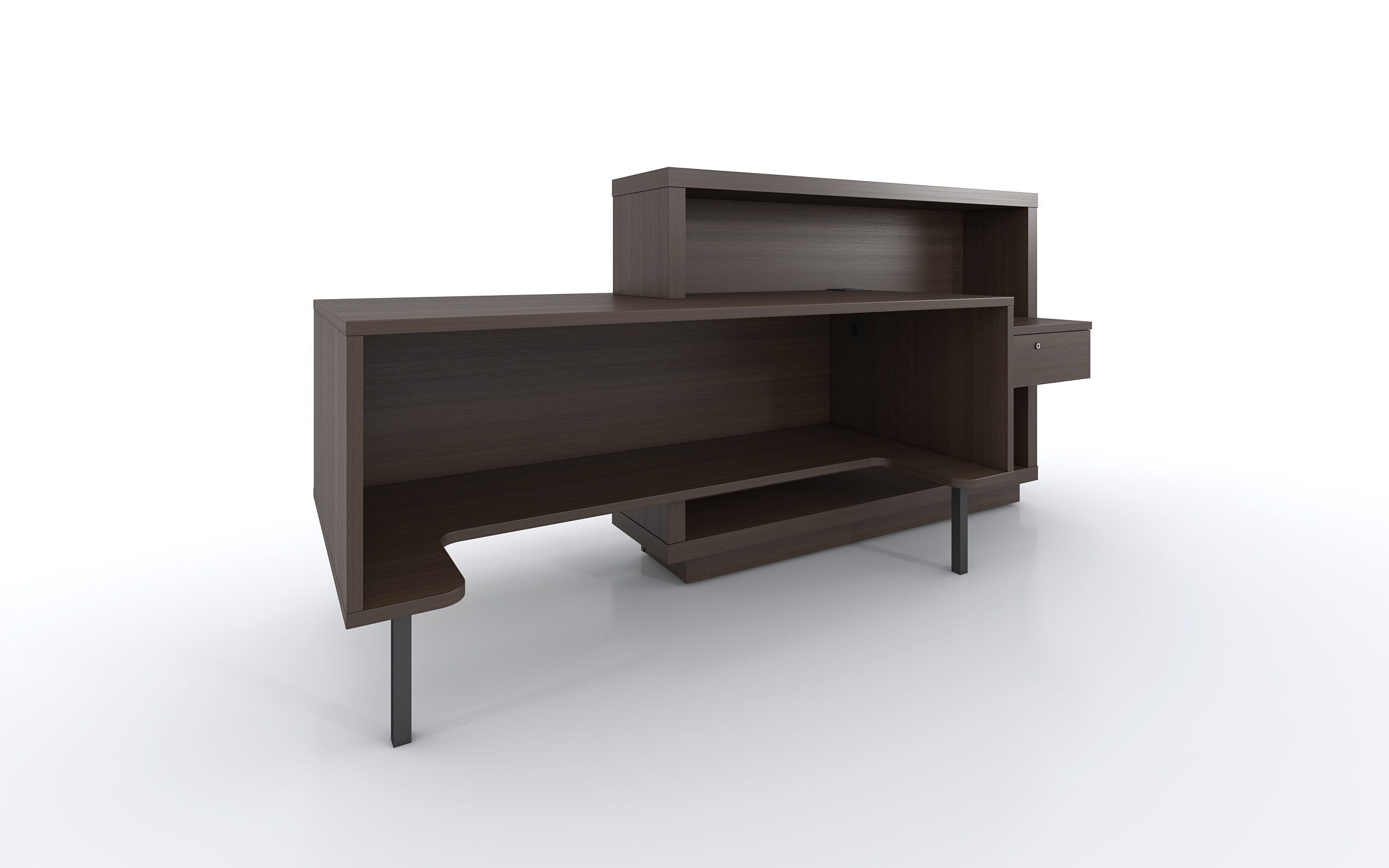 FORO Reception Desk, Right Facing Counter, ADA Compliance