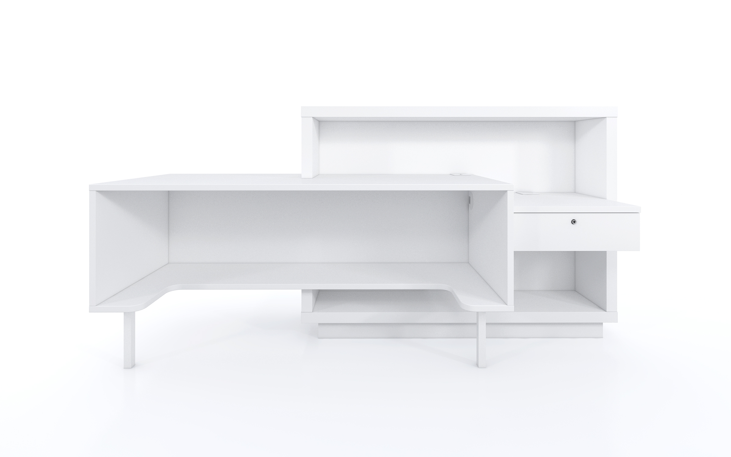 FORO Reception Desk, Right Facing Counter, ADA Compliance