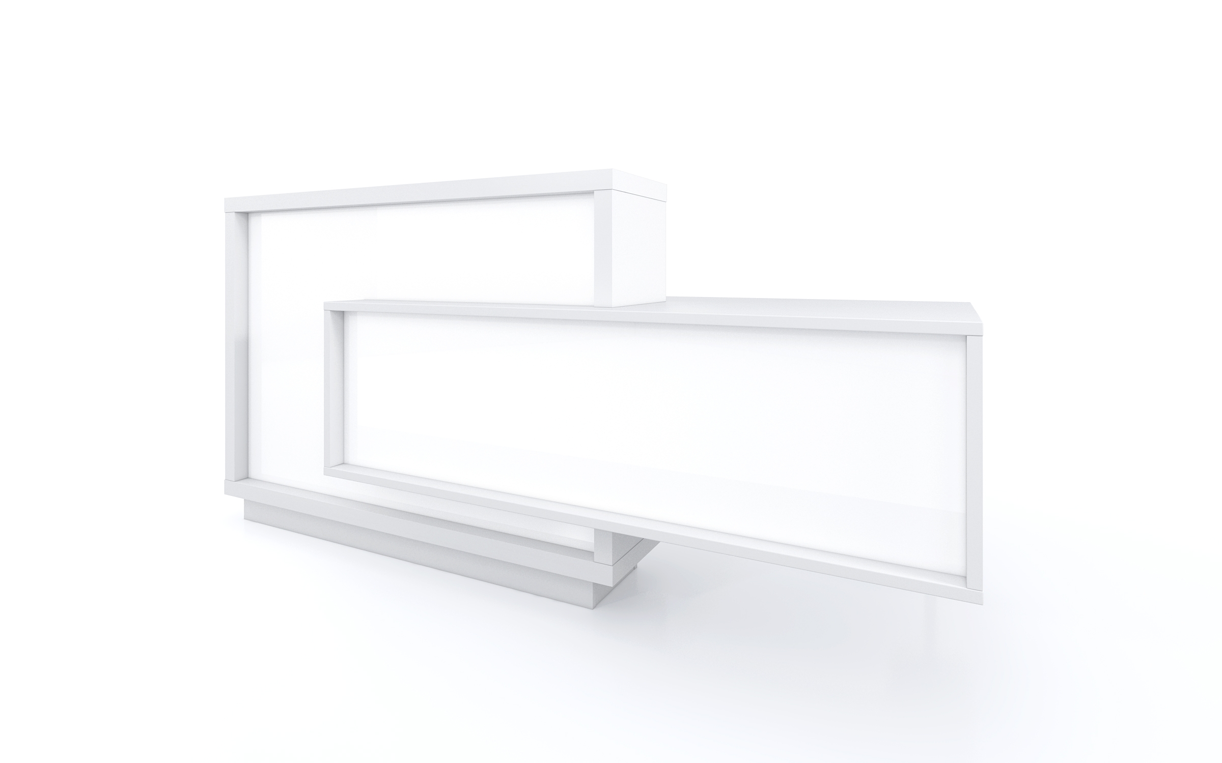 FORO Reception Desk, Right Facing Counter, ADA Compliance