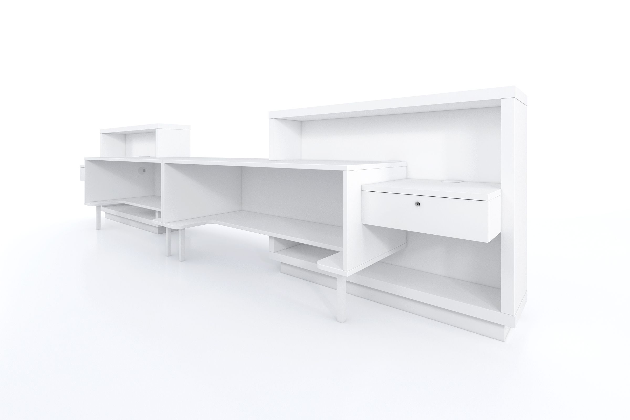 FORO Double Reception Desk by Kansole 