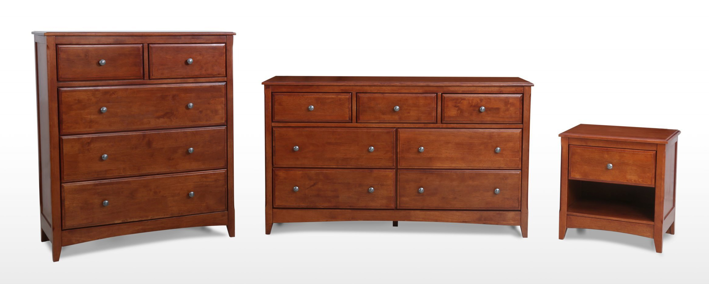 Secrets 2 Wood Nightstand w/1 Drawer