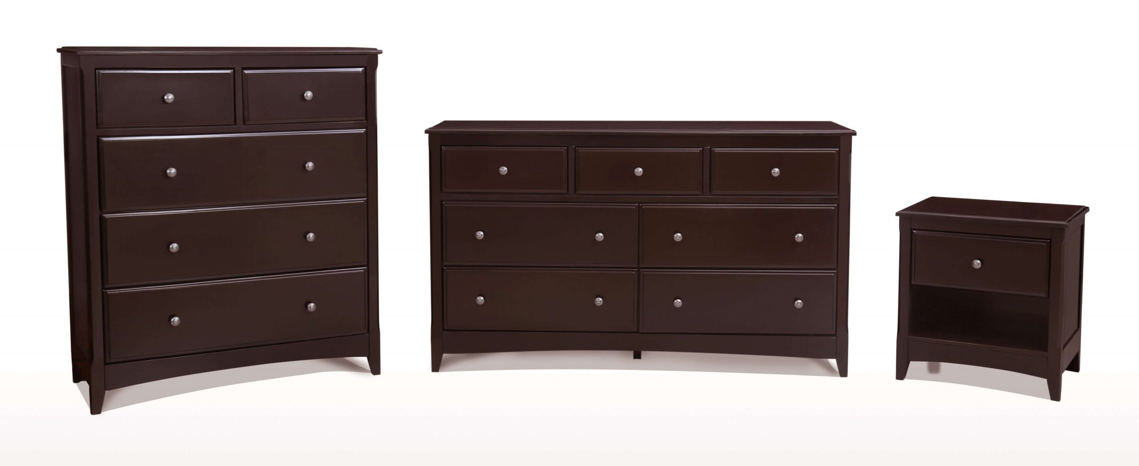 Secrets 2 Wood Nightstand w/1 Drawer