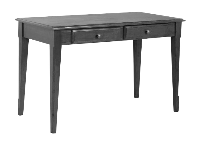 Secrets Rectangular Wood Desk w/2 Drawers