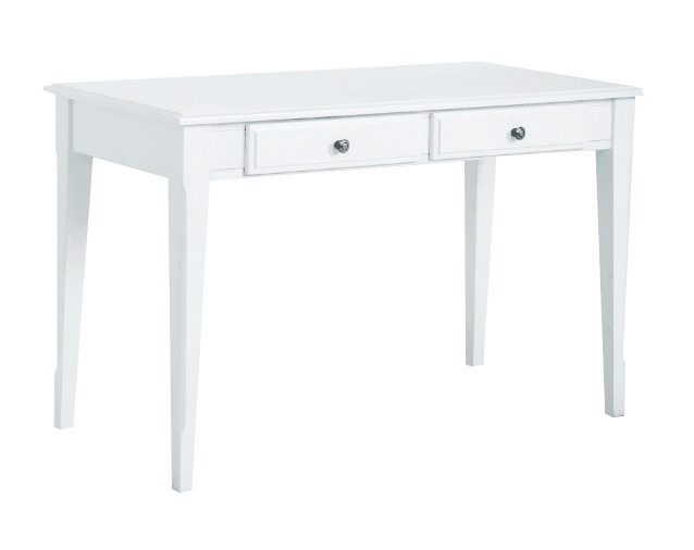 Secrets Rectangular Wood Desk w/2 Drawers