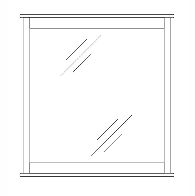 Secrets Wood Mirror