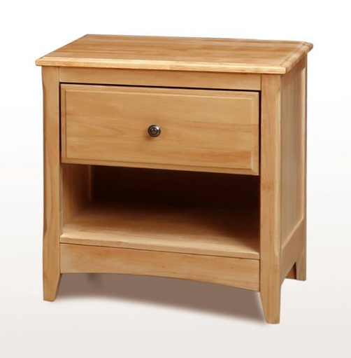 Secrets 2 Wood Nightstand w/1 Drawer