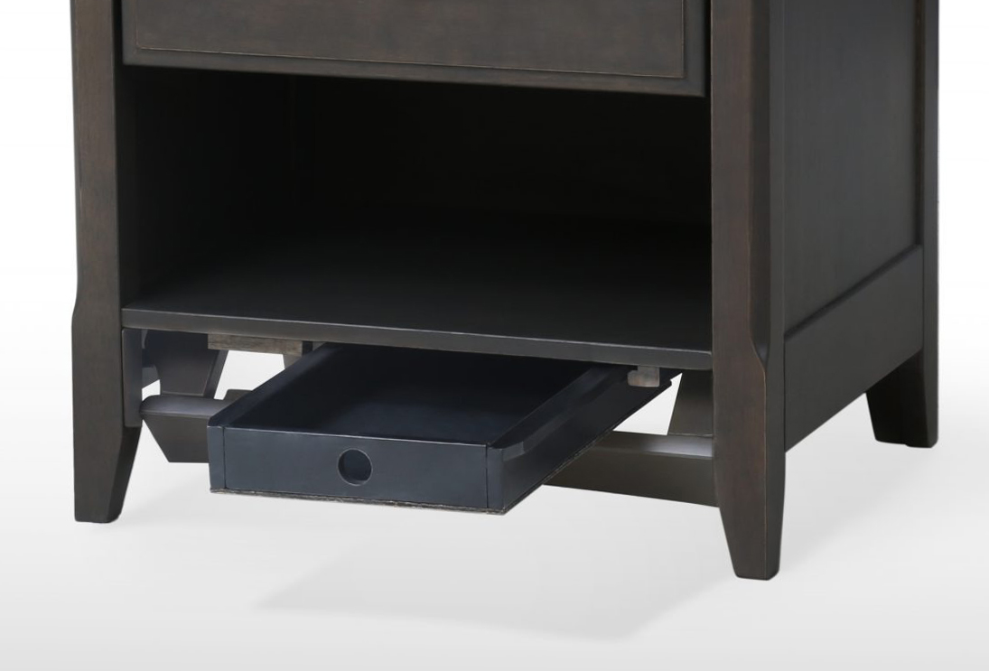 Secrets 2 Wood Nightstand w/1 Drawer