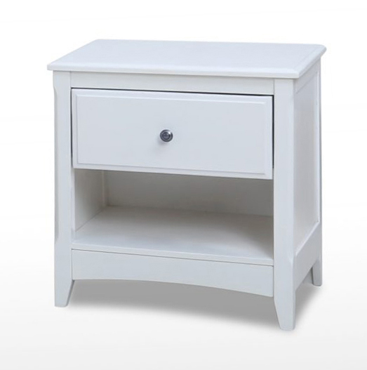 Secrets 2 Wood Nightstand w/1 Drawer