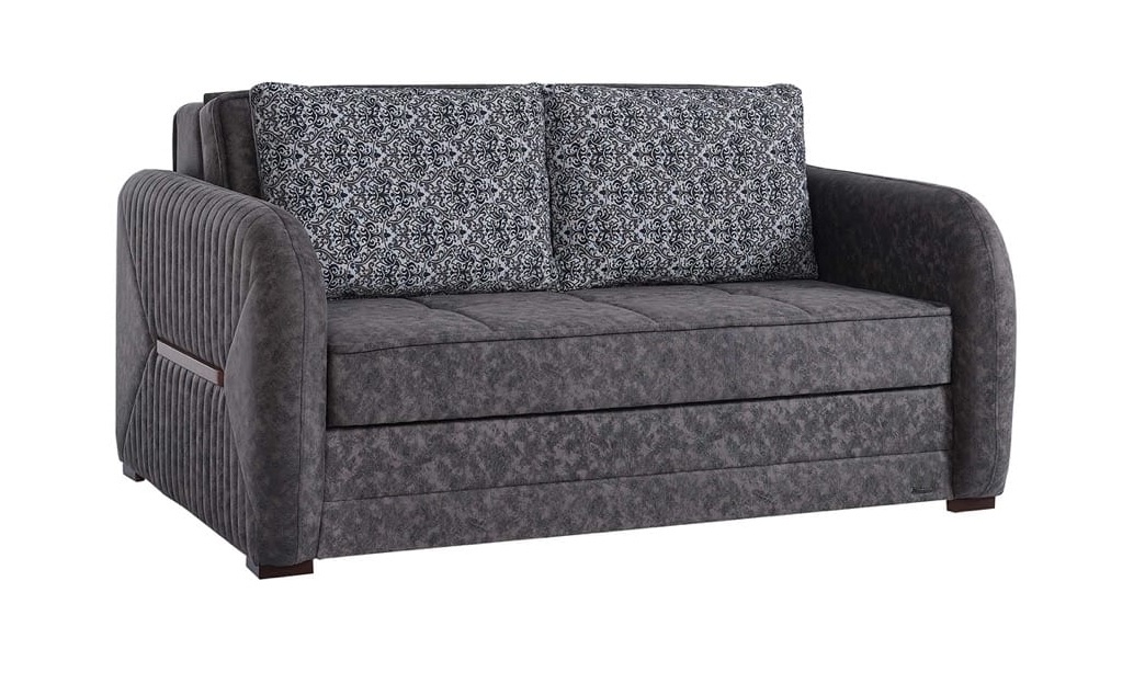 Speedy Fabric Convertible Loveseat