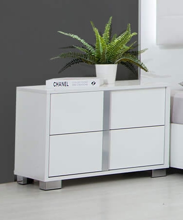 Roma Glossy Left Nightstand