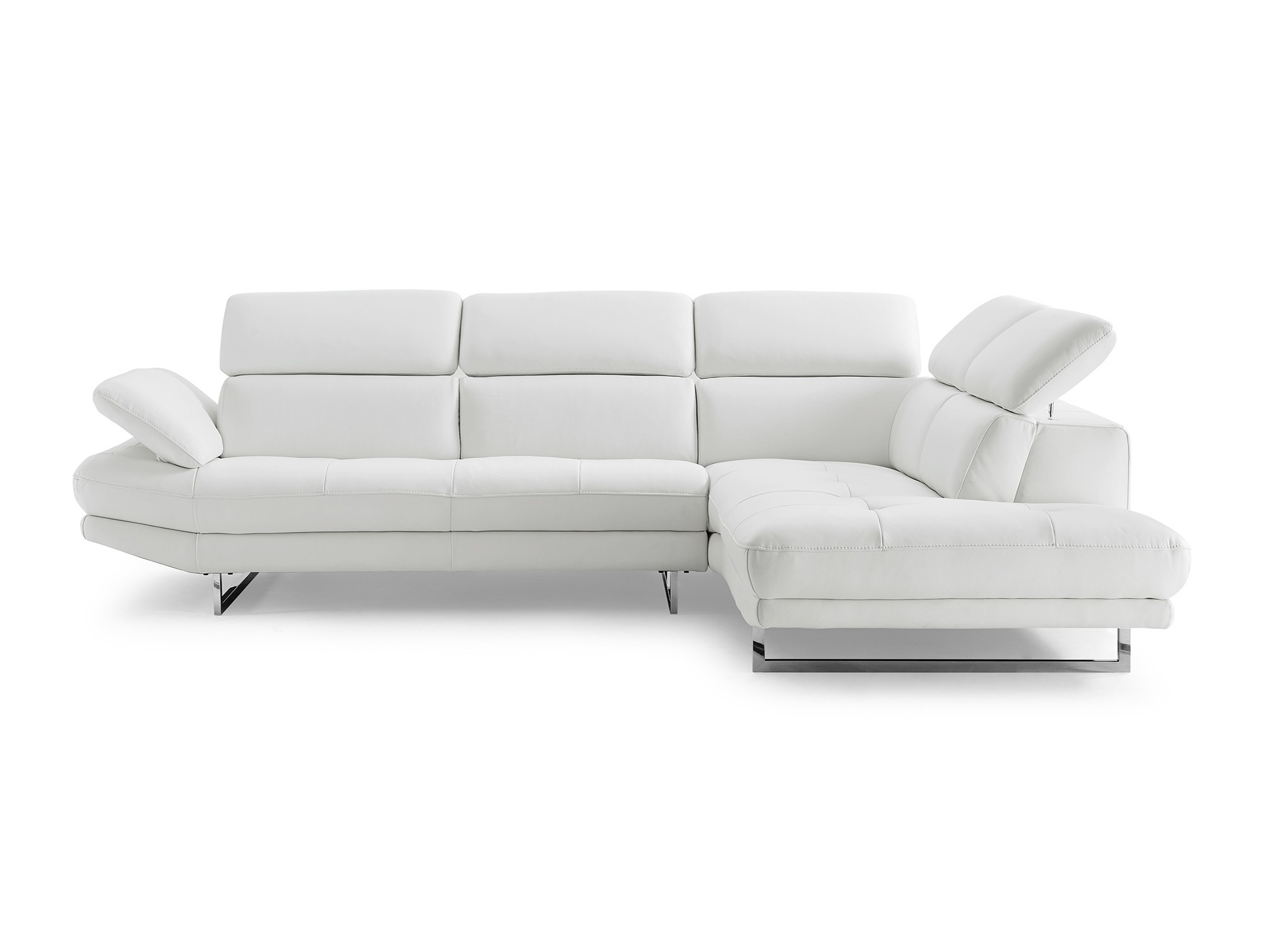Pandora Top Grain Italian Leather Sectional