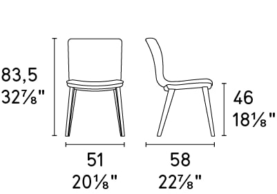 Annie Fabric/Wood Customizable Dining Chair