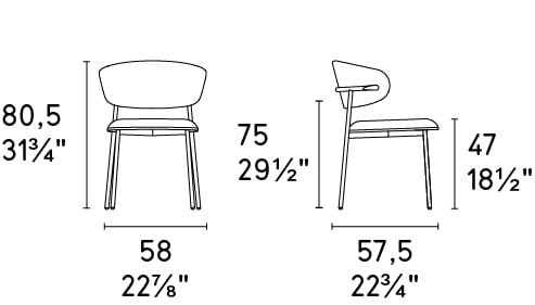 Oleandro Fabric/Metal Customizable Dining Chair