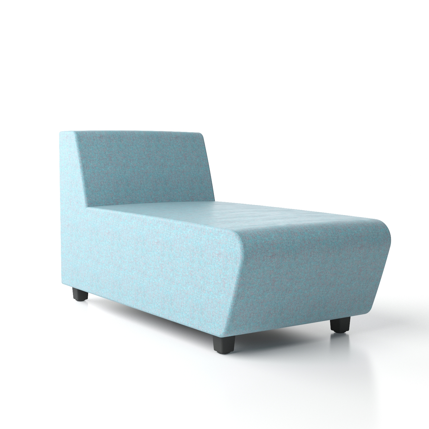 Soft Rock lounge seat long with backrest by NARBUTAS