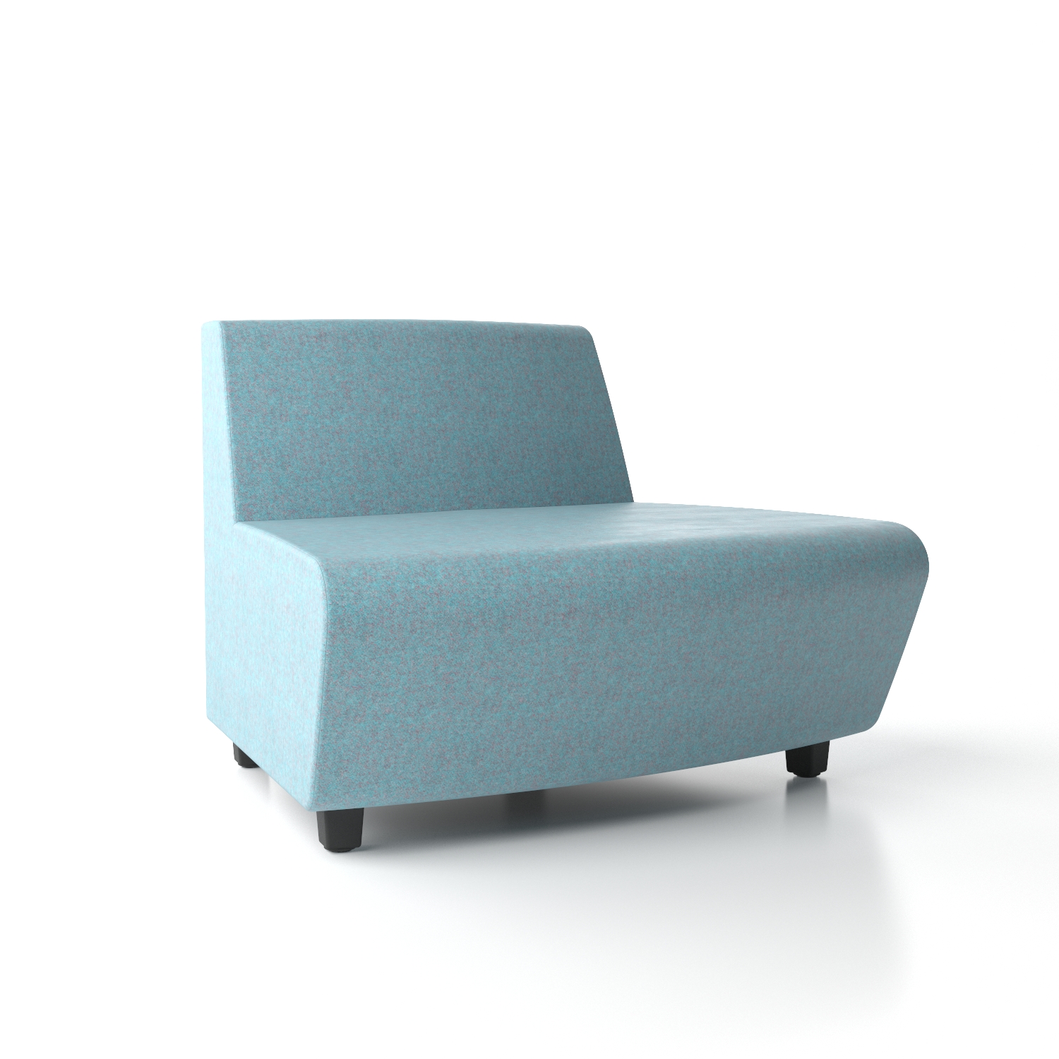 Soft Rock lounge seat long with backrest