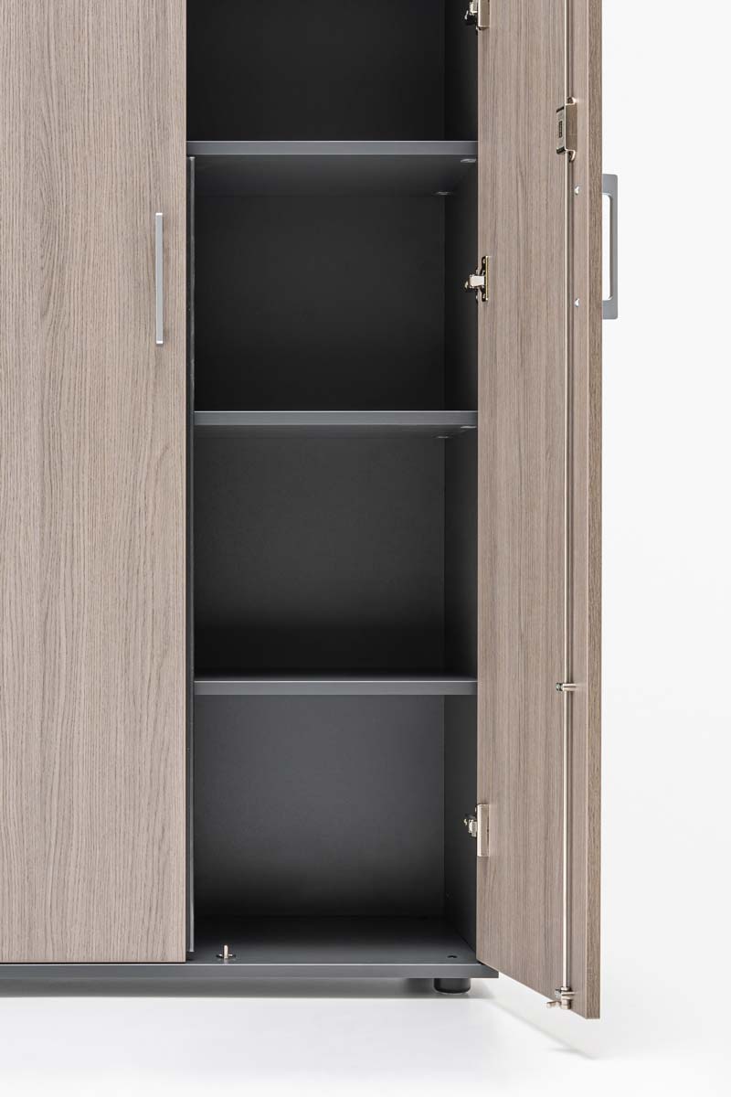 MDD Standard Lockable File Cabinet w/Shelves & Doors
