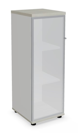 Standard Office Cabinet w/Glass Door & 3 Shelves