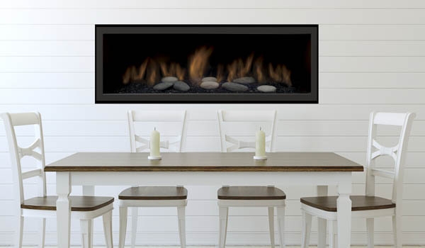 STANFORD 55" Natural Gas Direct Vent Linear Fireplace
