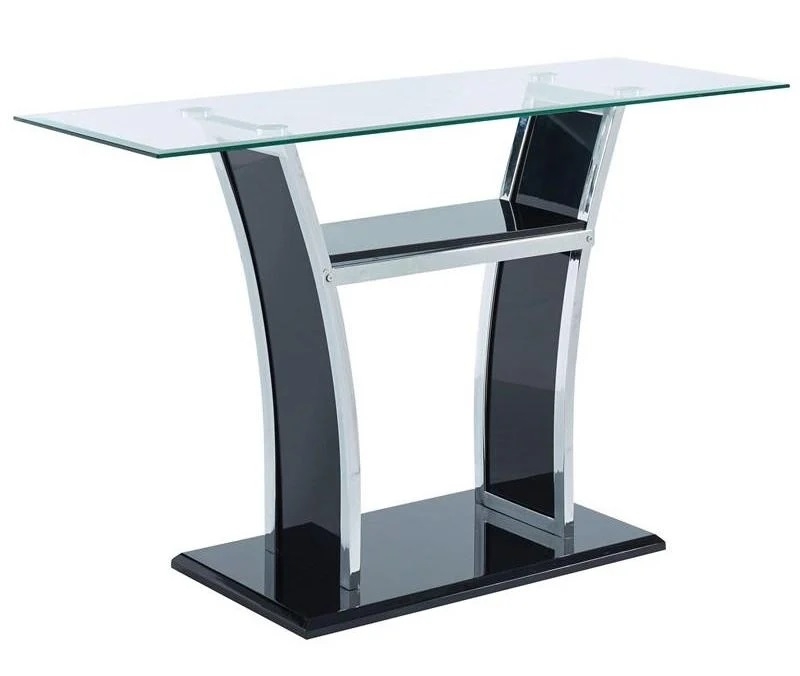 Staten Glass/Metal Coffee Table Set