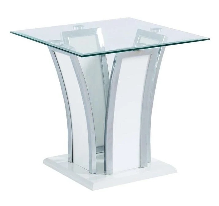 Staten Glass/Metal Coffee Table Set