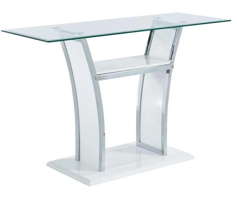 Staten Glass/Metal Coffee Table Set