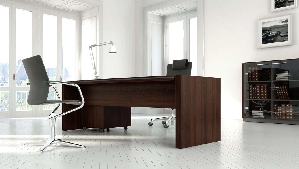 Status Office Cabinet w/2 Glass Doors & 6 Shelves
