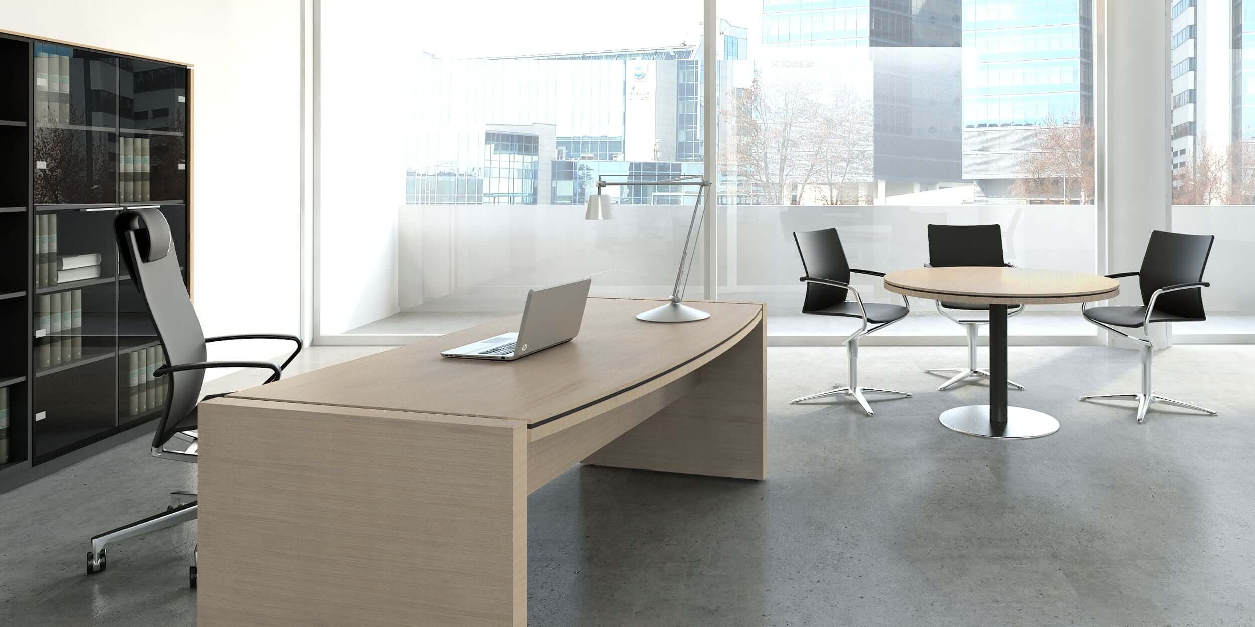 Status Office Executive Desk, W78.7" x D39.3"