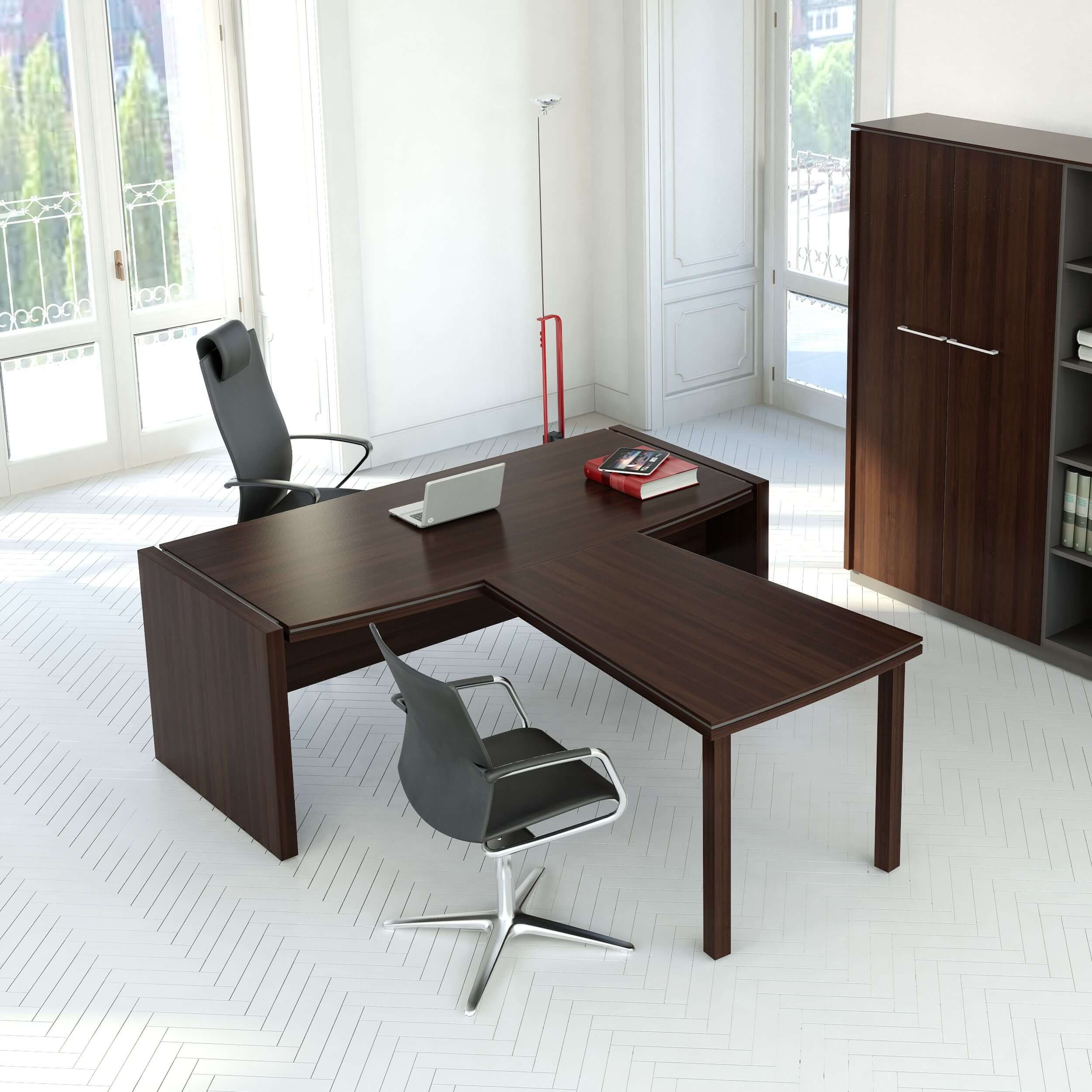 Status Office Executive Desk, W78.7" x D39.3"
