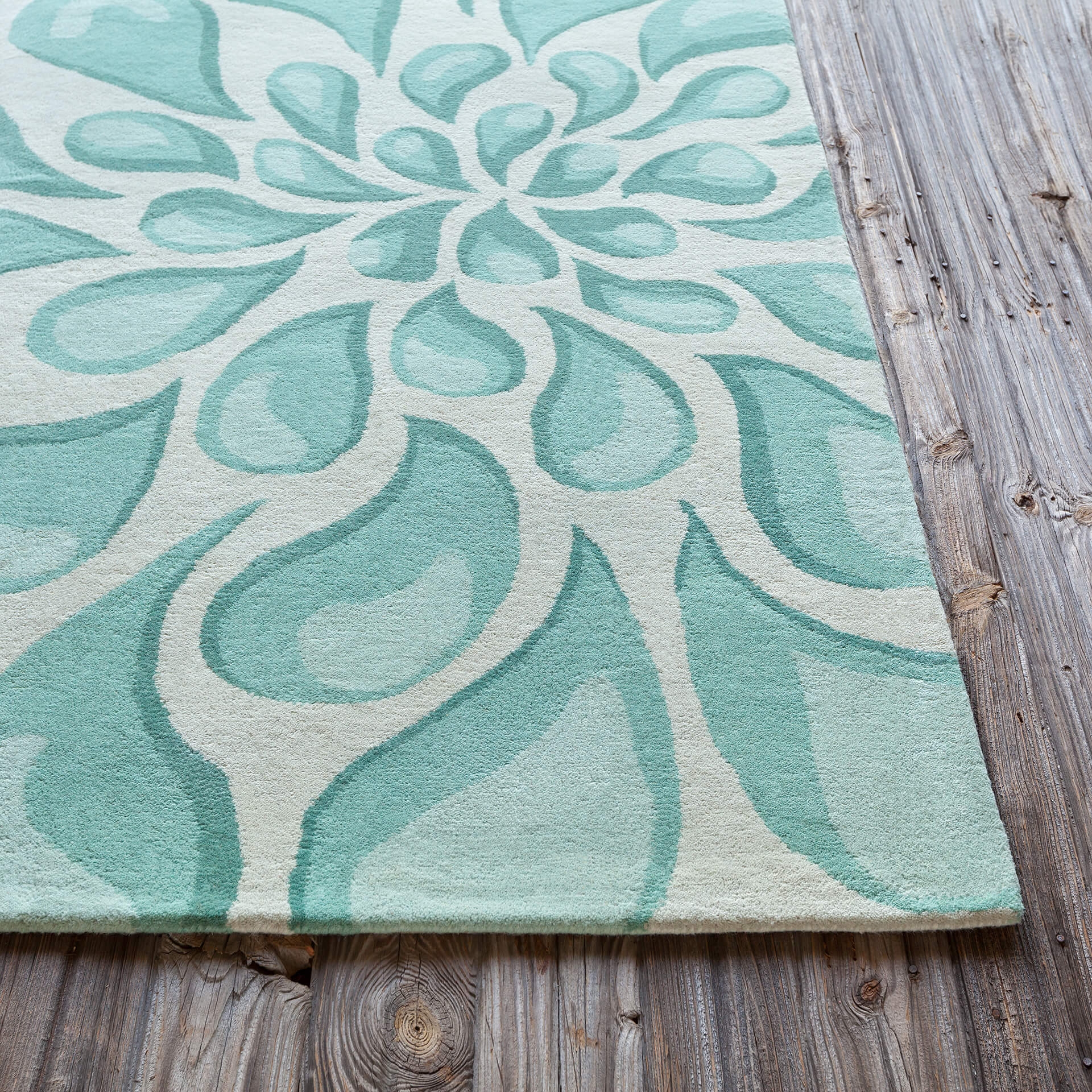 Stella Wool Rectangular Hand-tufted Rug, 5' x 7'6"