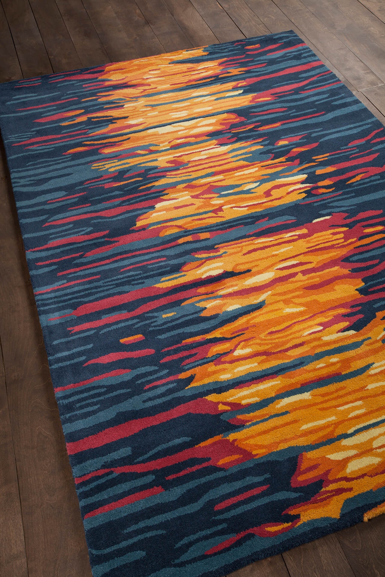 Stella Wool Rectangular Hand-tufted Rug, 5' x 7'6"