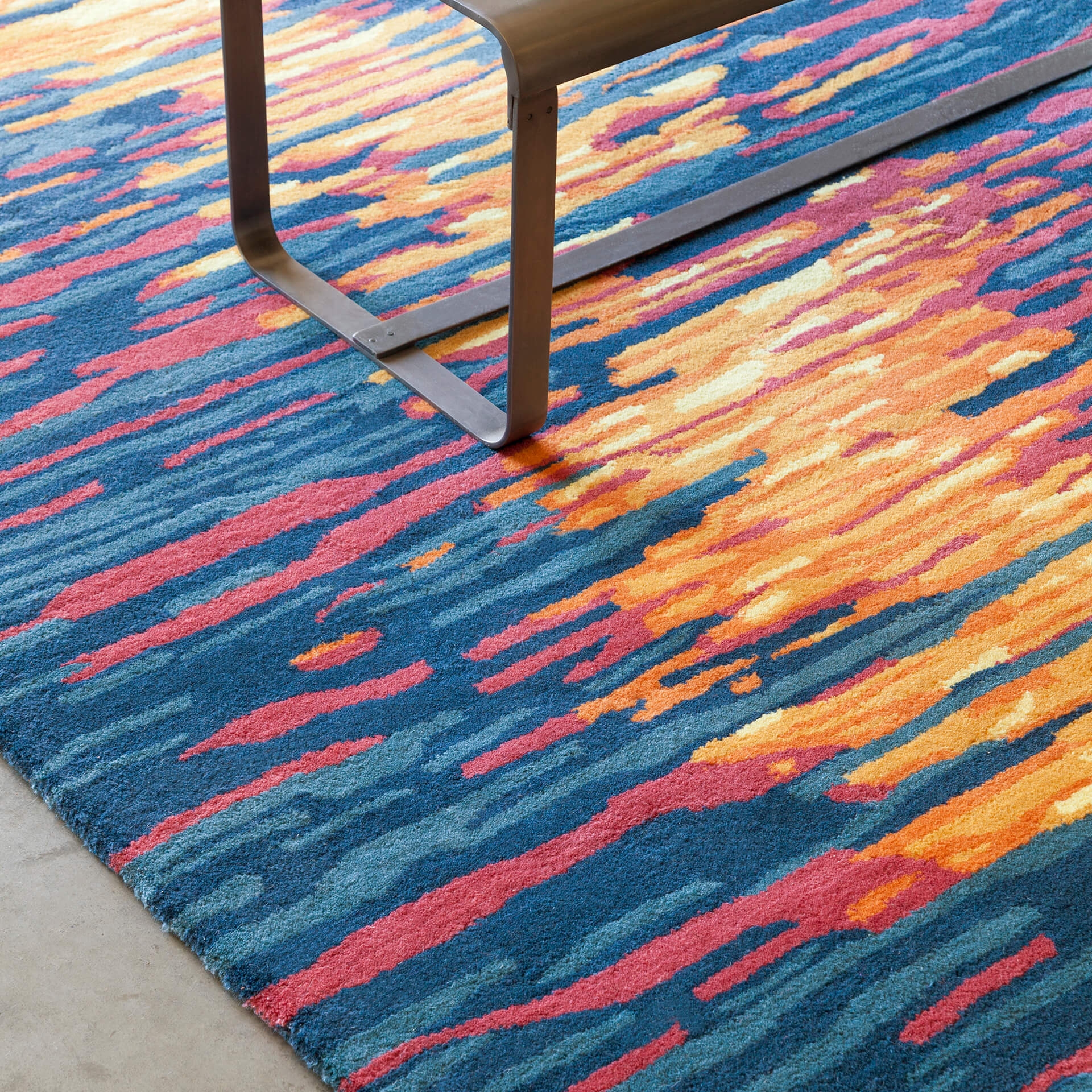 Stella Wool Rectangular Hand-tufted Rug, 5' x 7'6"