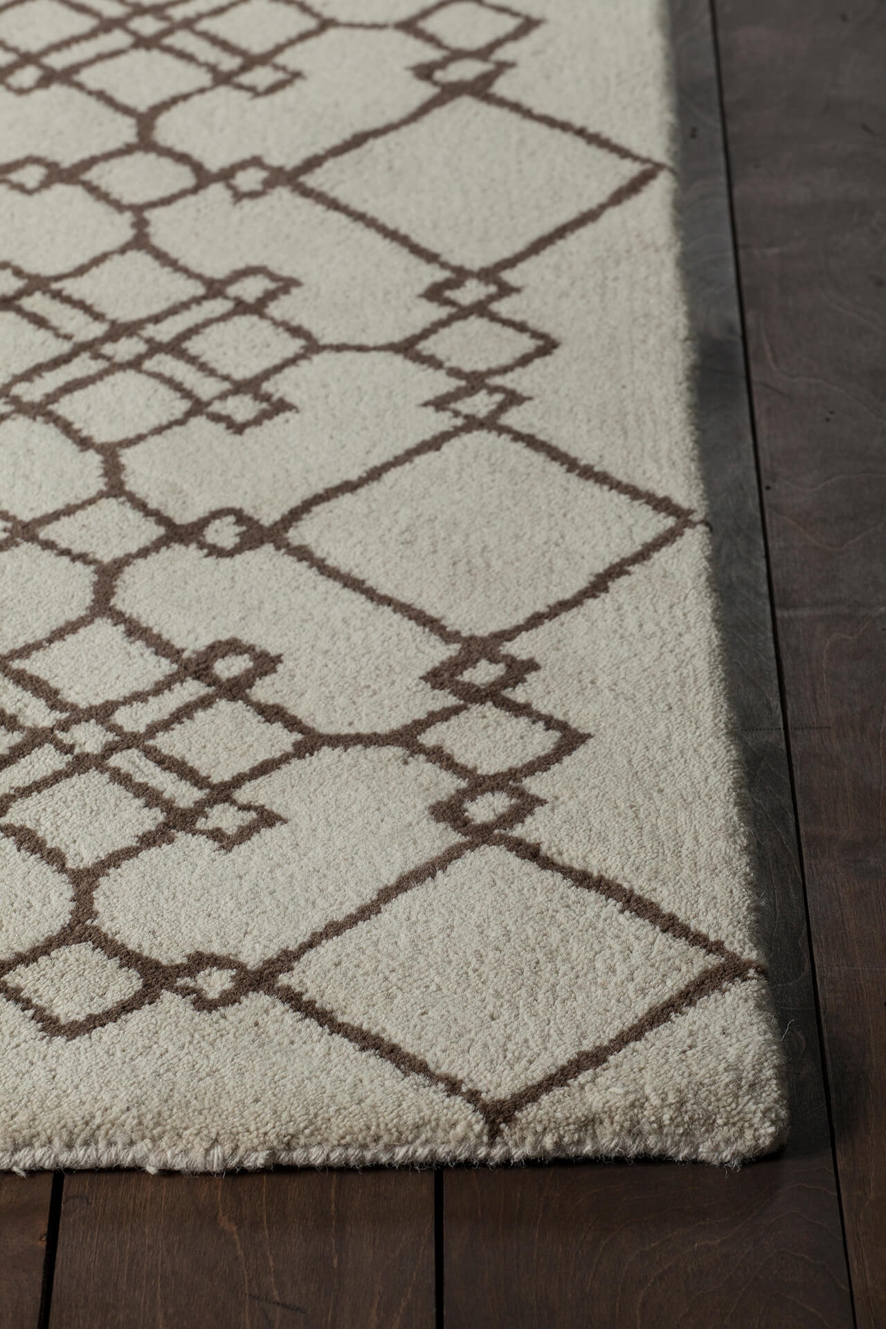 Stella Wool Rectangular Hand-tufted Rug, 5' x 7'6"
