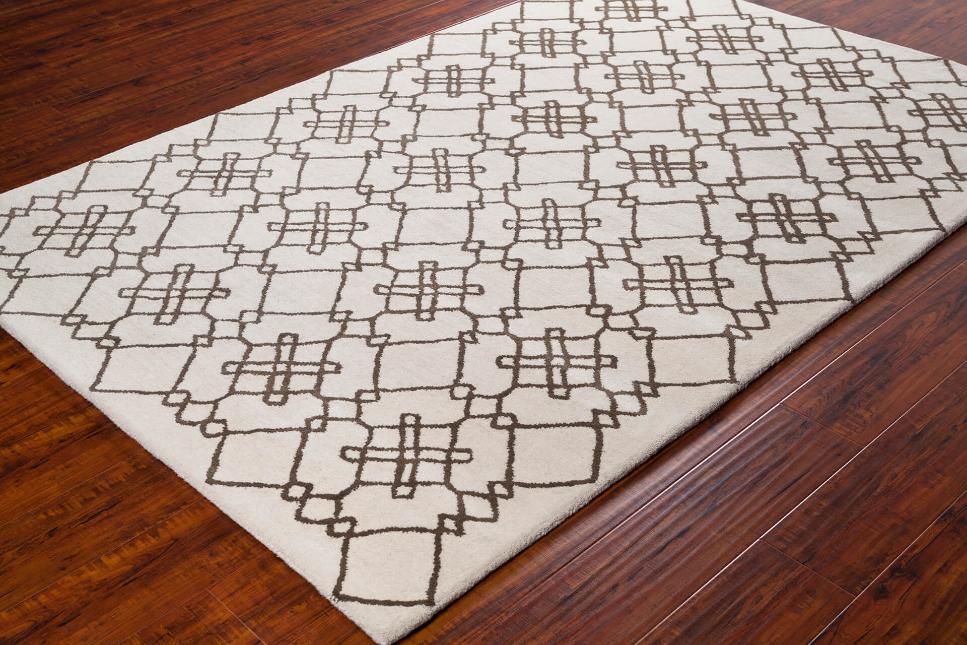 Stella Wool Rectangular Hand-tufted Rug, 5' x 7'6"