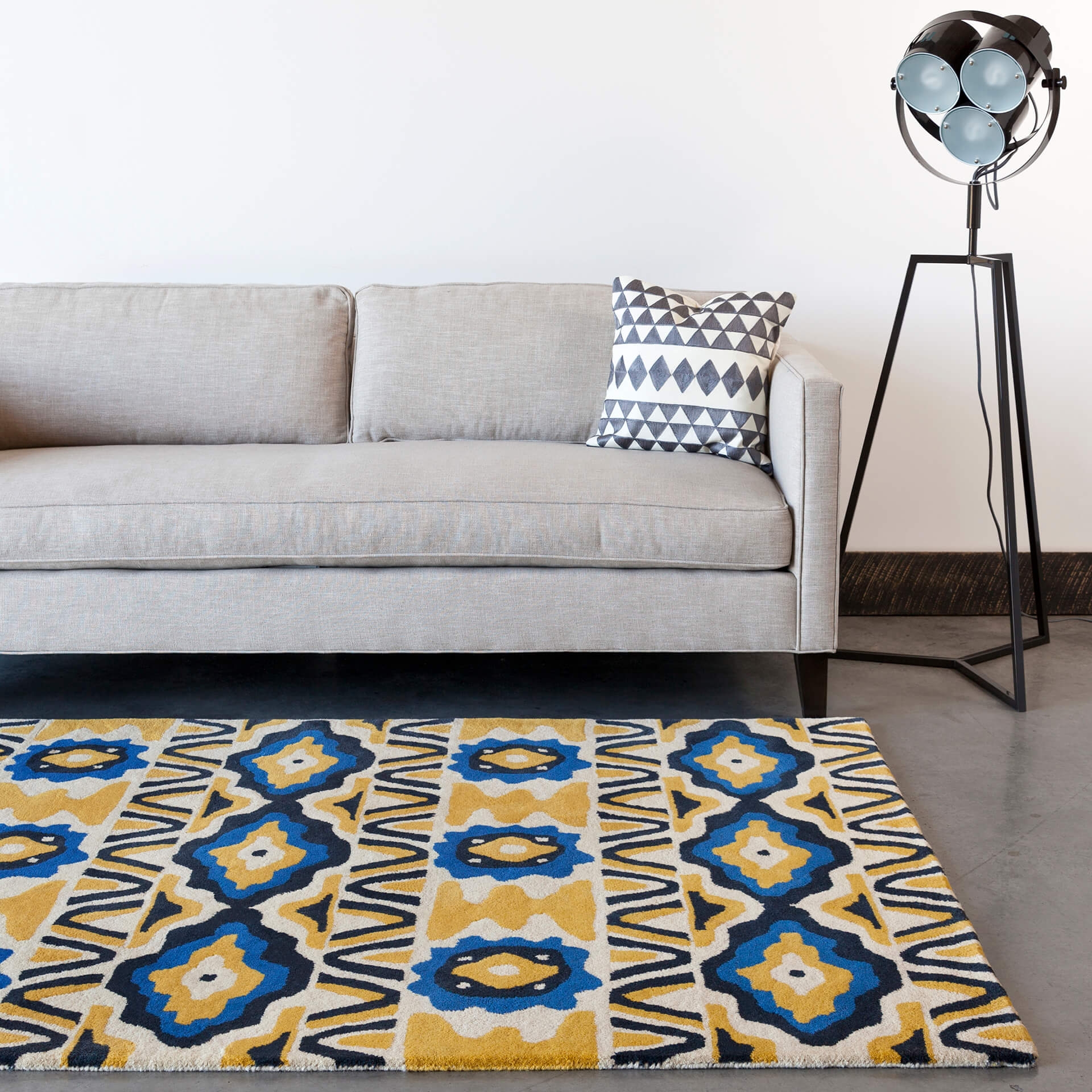 Stella Wool Rectangular Hand-tufted Rug, 8' x 10'