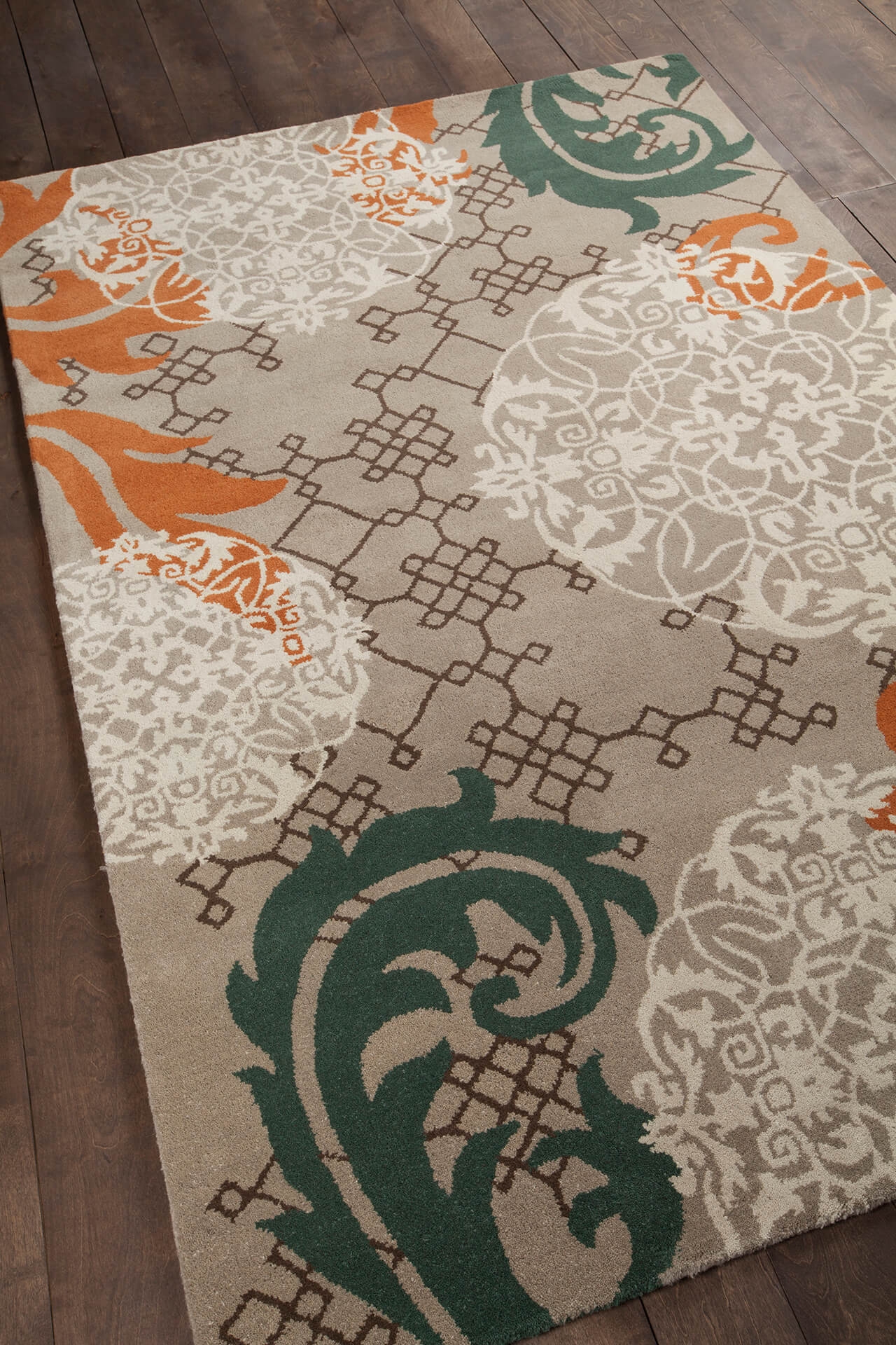 Stella Wool Rectangular Hand-tufted Rug, 5' x 7'6"