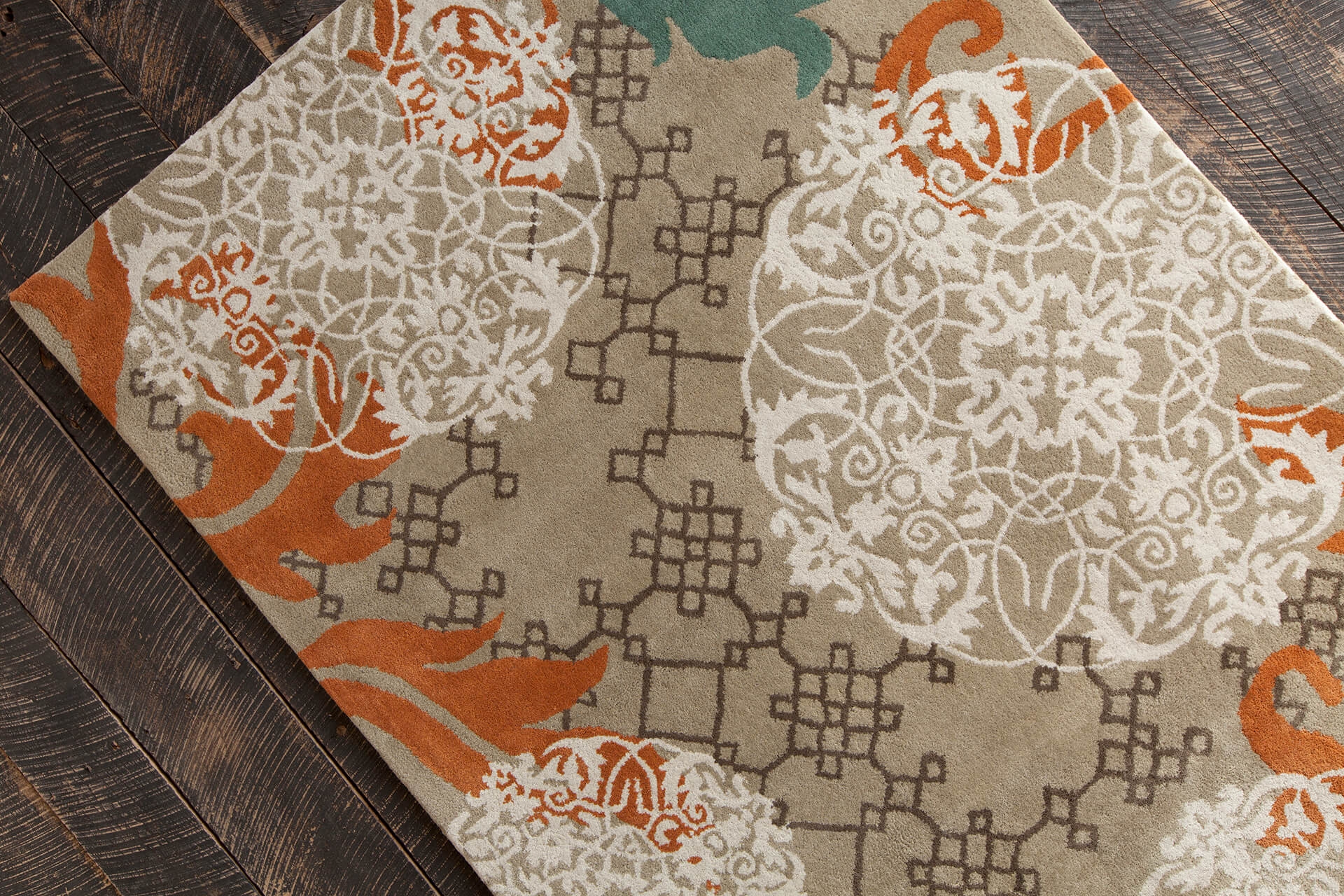 Stella Wool Rectangular Hand-tufted Rug, 8' x 10'