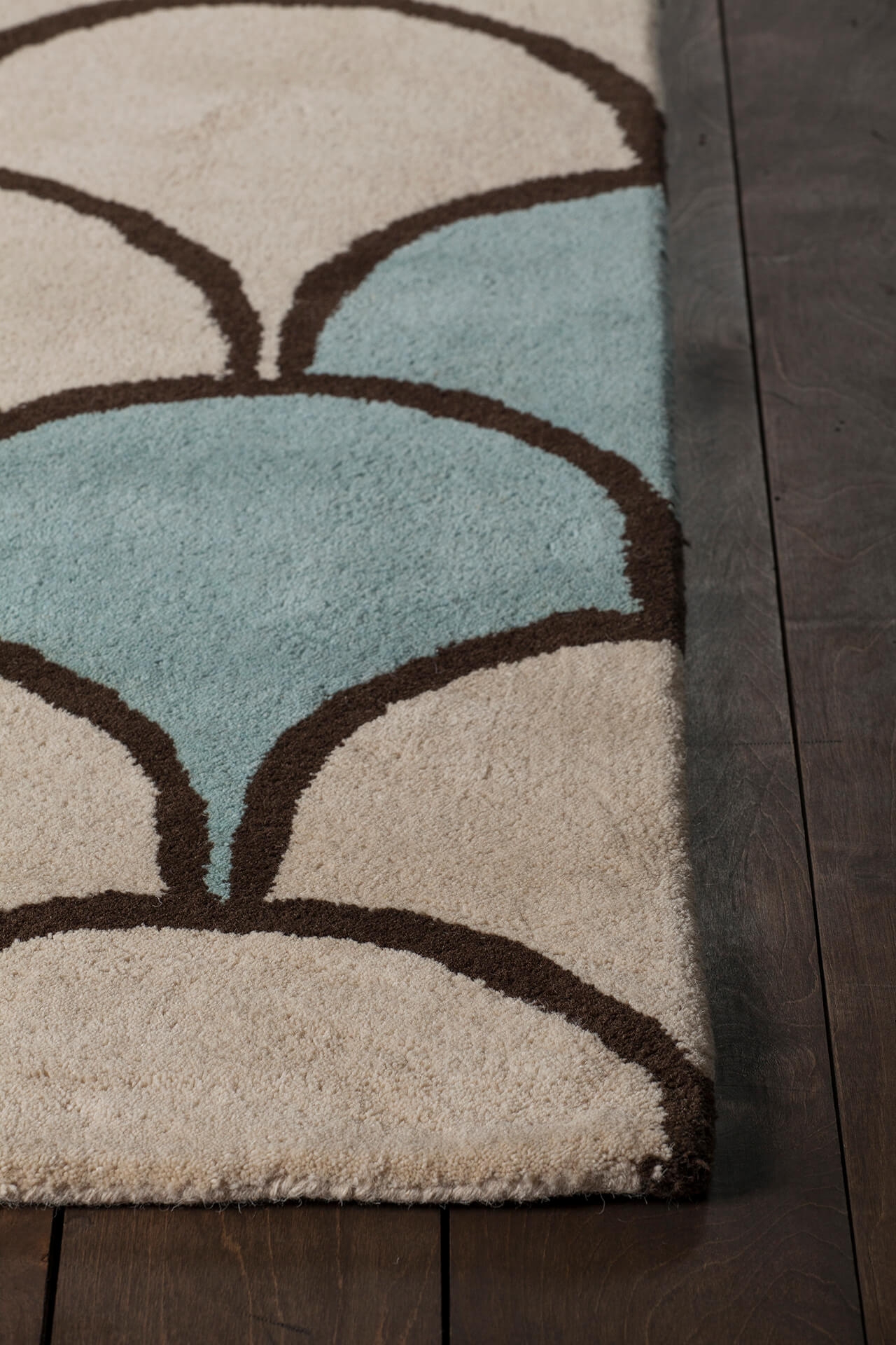 Stella Wool Rectangular Hand-tufted Rug, 5' x 7'6"