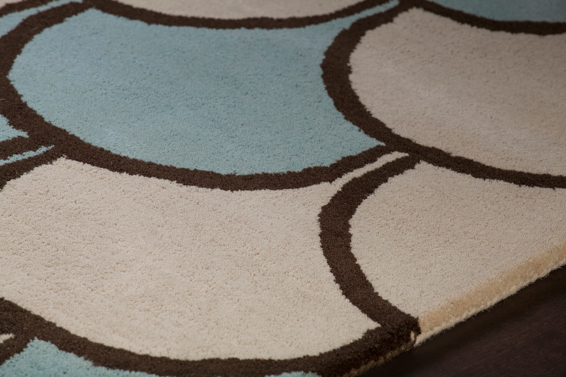 Stella Wool Rectangular Hand-tufted Rug, 5' x 7'6"