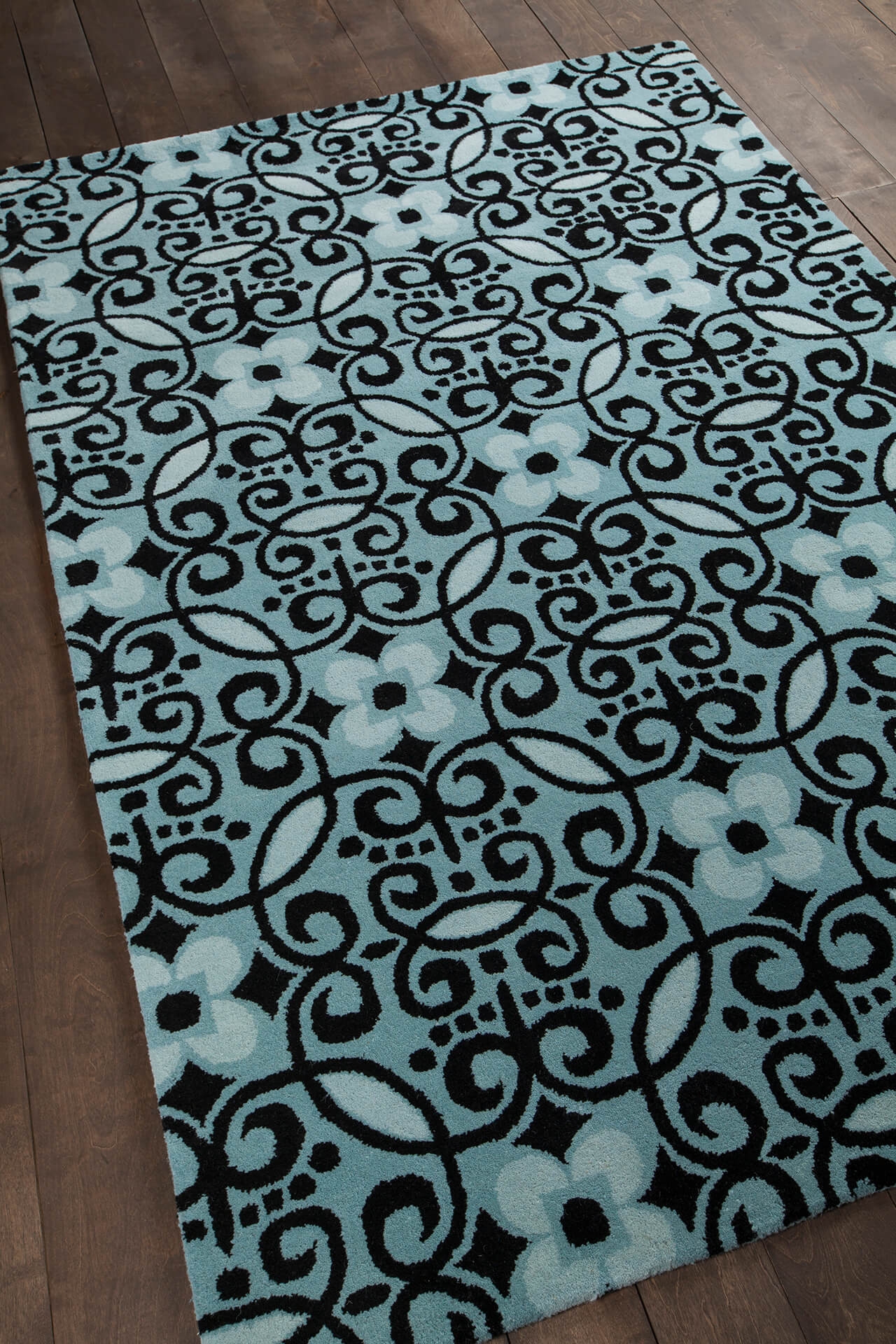 Stella Wool Rectangular Hand-tufted Rug, 5' x 7'6"
